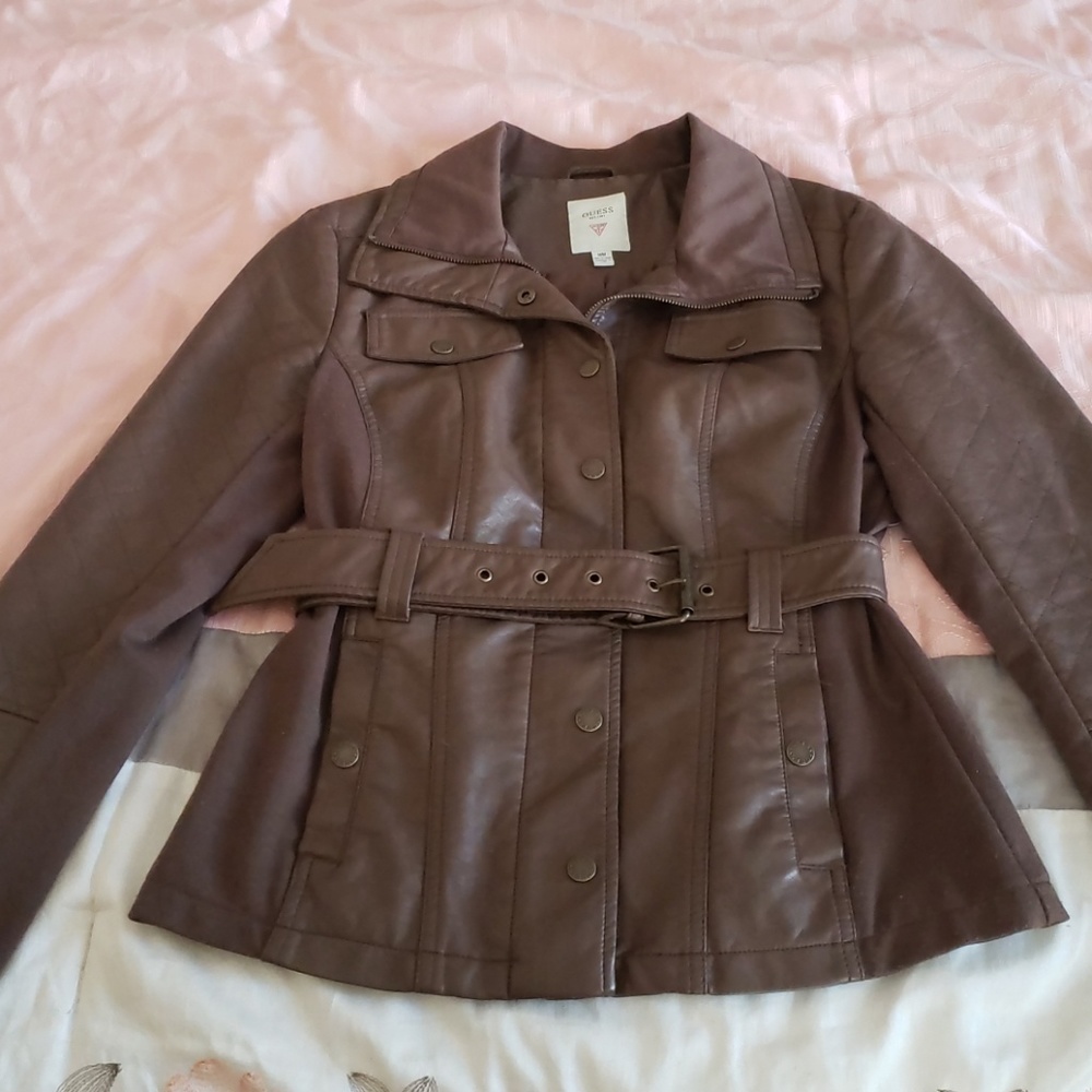 Guess Faux Leather Jacket